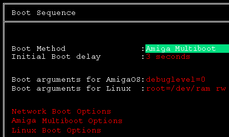 uboot boot sequence menu