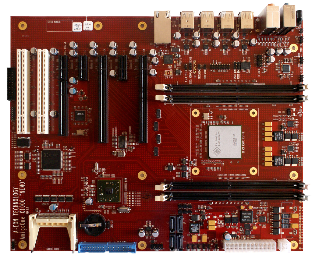 X1000 motherboard top