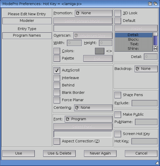Configure the promotion for the Modeler UI