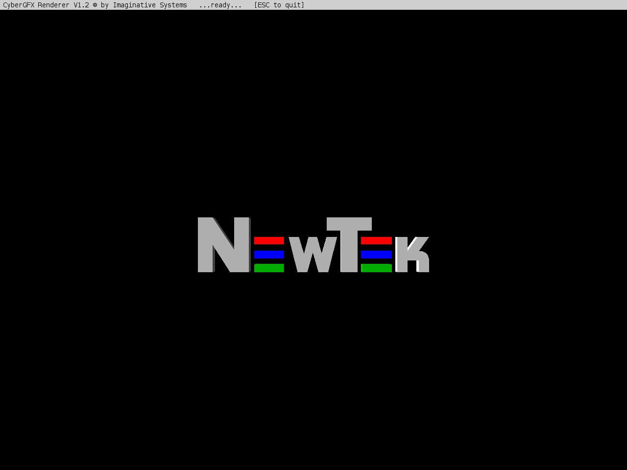 The rendered image in the CyberGfx screen