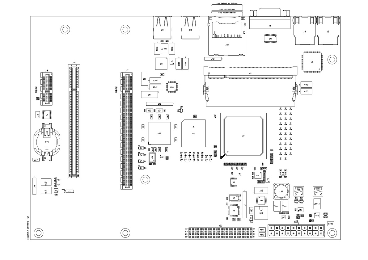 Sam 460LE assembly top